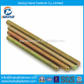 Color zinc plated full thread rod for furniture